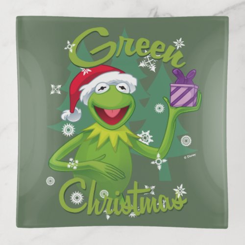 Kermit the Frog  Green Christmas Trinket Tray