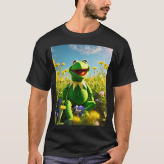 Kermit the frog, happy, light. T-Shirt