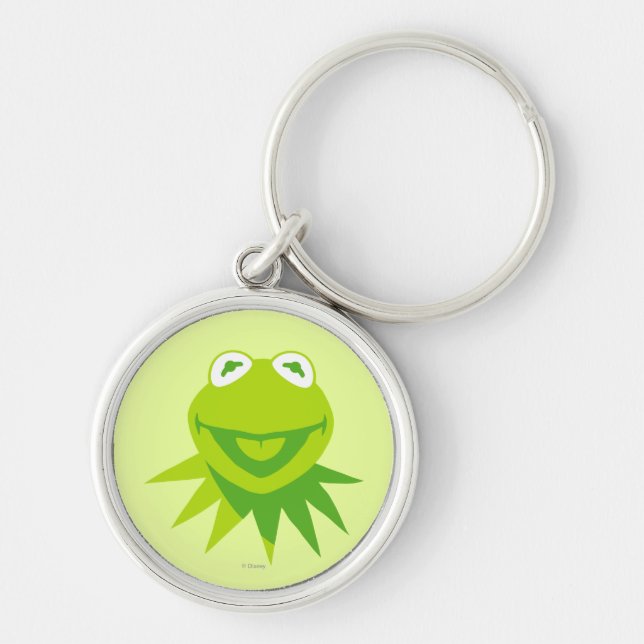 Kermit the Frog Smiling Keychain (Front)