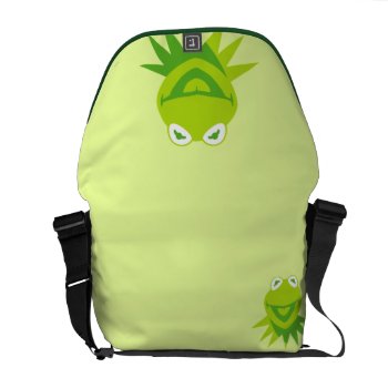 Kermit The Frog Smiling Messenger Bag by muppets at Zazzle