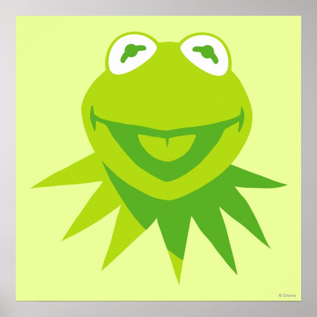 Kermit the Frog Smiling Poster (Front)