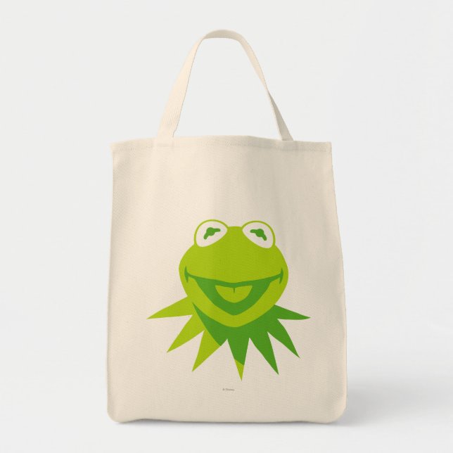 Kermit the Frog Smiling Tote Bag (Front)