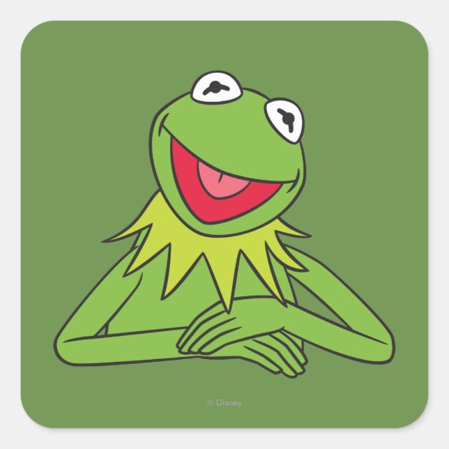 Kermit the Frog Square Sticker (Front)