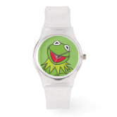 Kermit the Frog Cartoon Head Watch | Zazzle