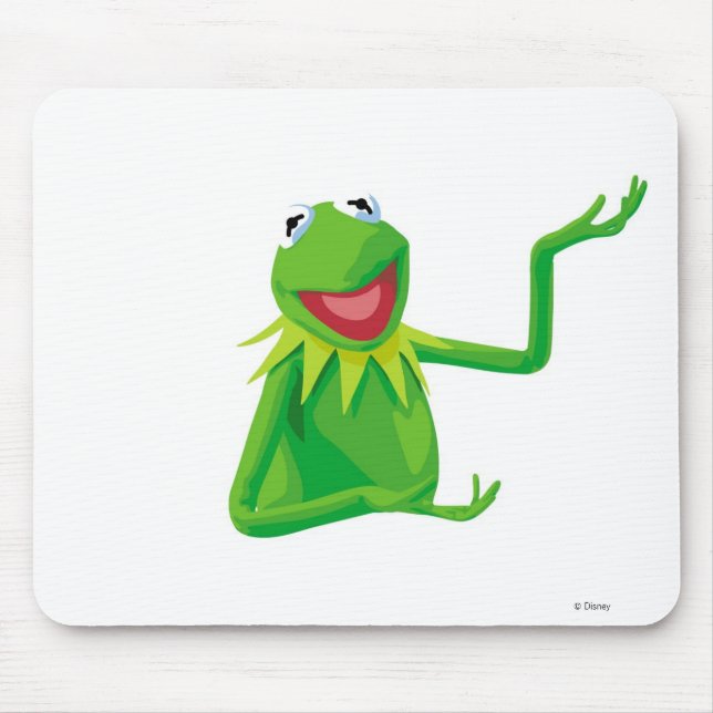 Kermit the Frog with his Mouth Open Disney Mouse Pad (Front)