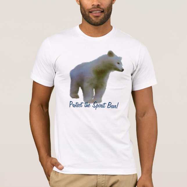 KERMODE BEAR Animal Art Wildlife Supporter Tee (Front)