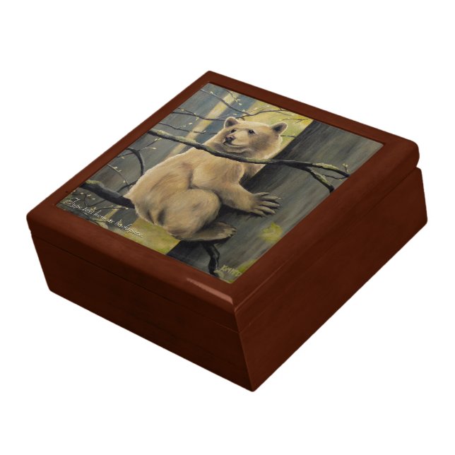Kermode Bear Art Box Personalized Bear Gift Box (Side)