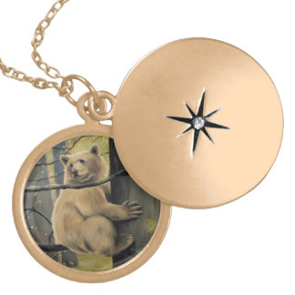 Kermode Bear Necklace Spirit Bear Art Jewelry