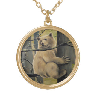 Kermode Bear Necklace Spirit Bear Art Jewelry