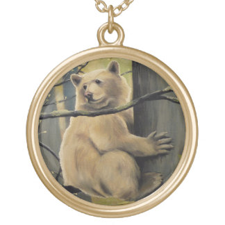 Kermode Bear Necklace Wildlife Art Bear Necklace