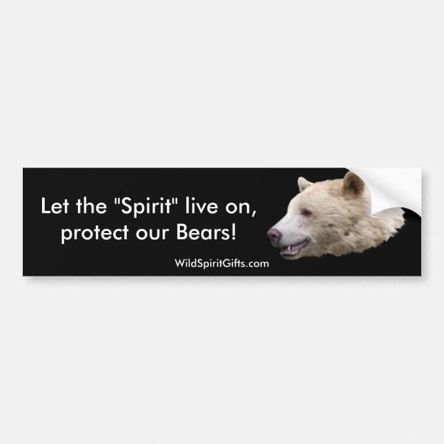 "Kermode (Spirit Bear) Wildlife Supporter Decal (Front)