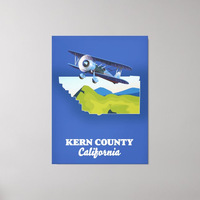 Kern County California Canvas Print (Front)