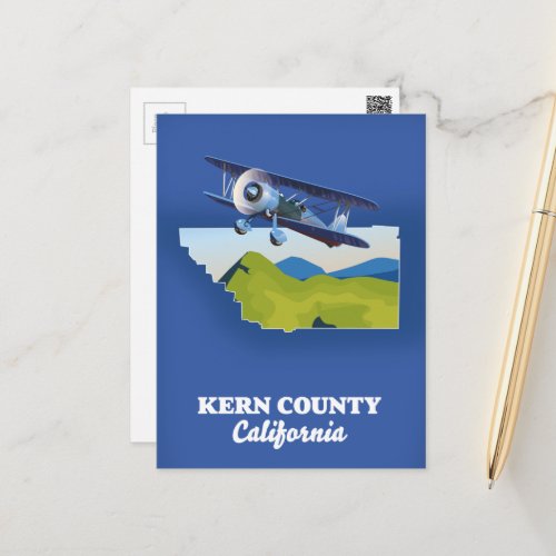 Kern County California Postcard