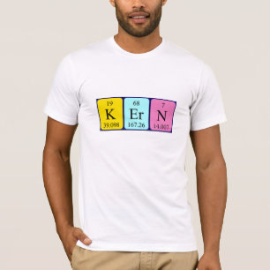 Kern periodic table name shirt