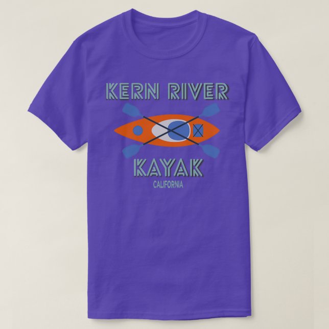 Kern River Kayak T-Shirt (Design Front)