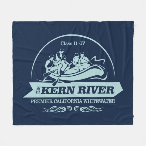 Kern River rafting 2 Fleece Blanket