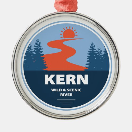 Kern Wild And Scenic River Metal Ornament