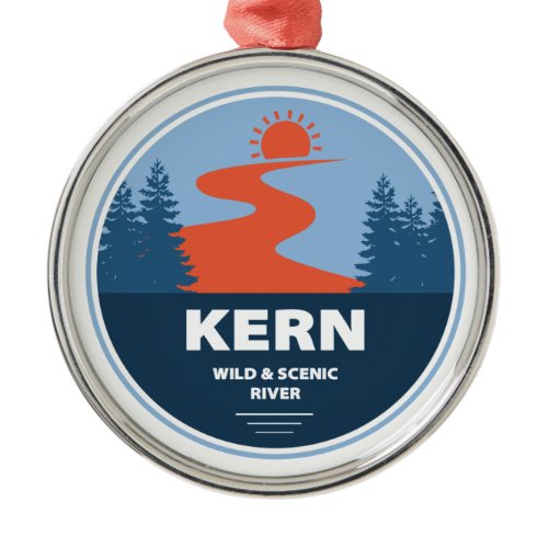 Kern Wild And Scenic River Metal Ornament