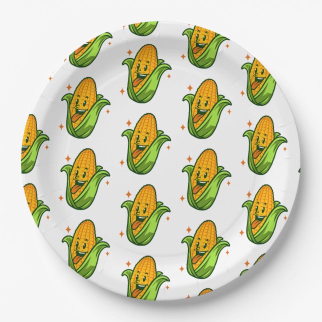 Kernalicious Paper Plates (Front)