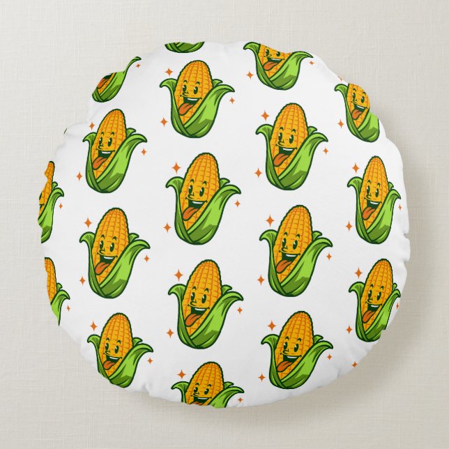 Kernalicious Round Pillow (Front)