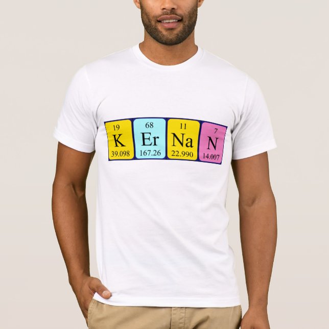 Kernan periodic table name shirt (Front)