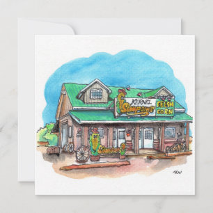 Kernel Simpson's Sweet Corn Card