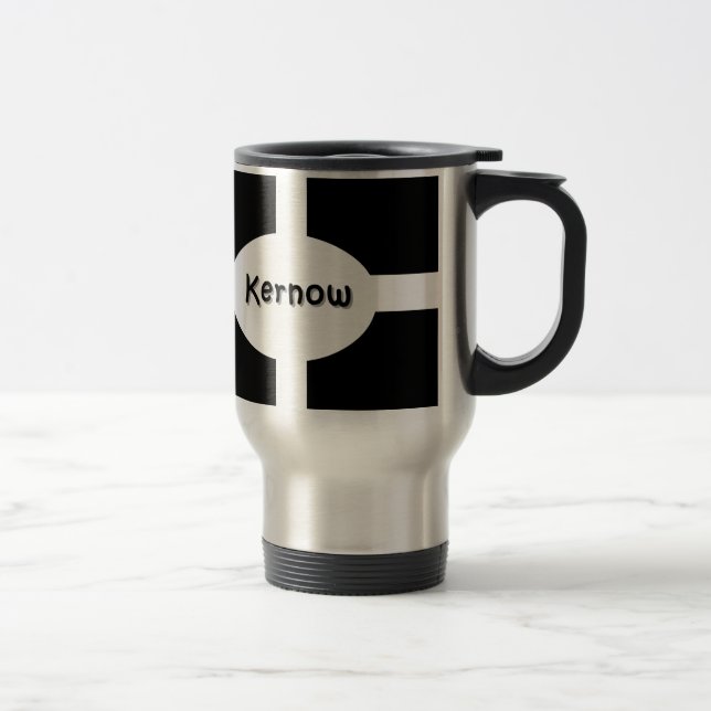 Kernow Cornish Flag Travel Mug (Right)