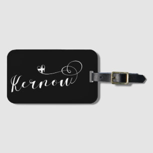 Kernow Flag in Heart, Cornish, Cornwall Luggage Tag