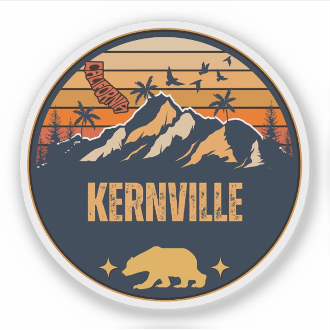 Kernville, California Sticker (Front)