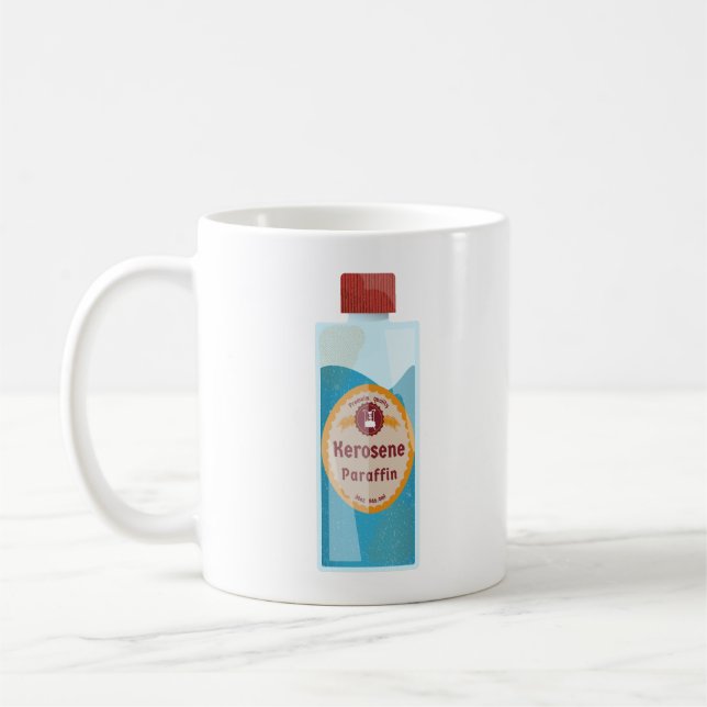 Kerosene Bottle Parffin Coffee Mug (Left)