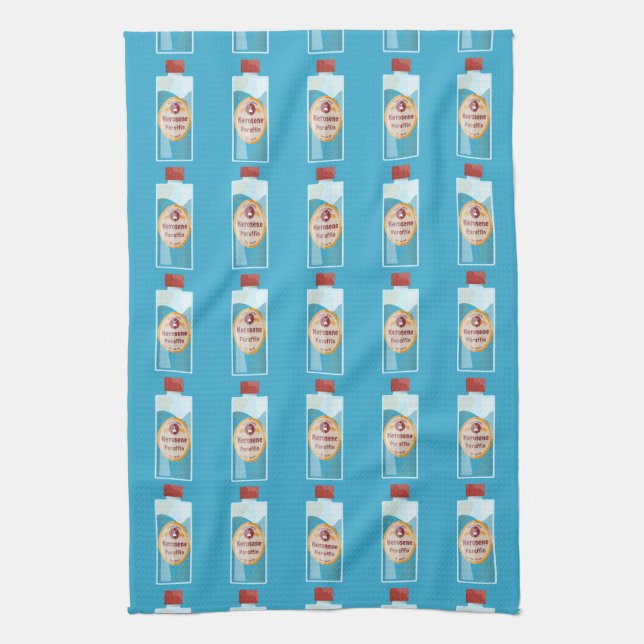 Kerosene Bottle Parffin Kitchen Towel (Vertical)