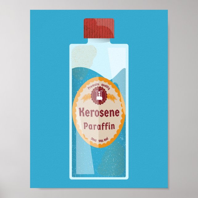 Kerosene Bottle Parffin Poster (Front)