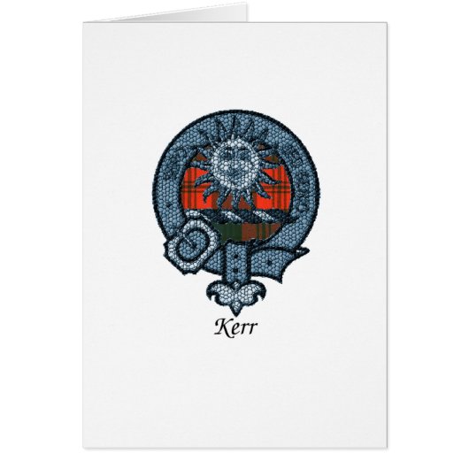 Kerr Clan Crest Cards (Front)