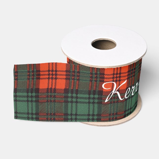 Kerr clan Plaid Scottish tartan Grosgrain Ribbon (Spool)