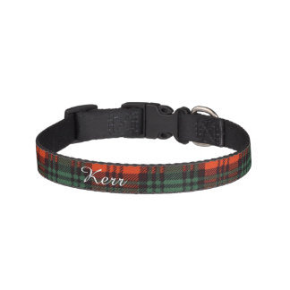 Kerr clan Plaid Scottish tartan Pet Collar