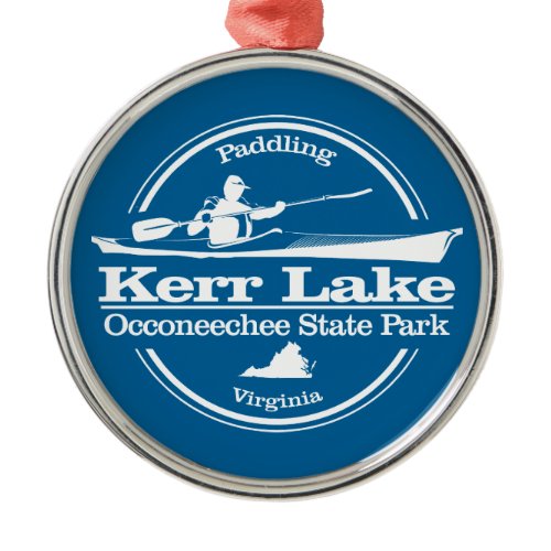 Kerr Lake (SK) Metal Ornament
