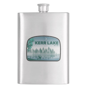 Kerr Lake Virginia North Carolina Deer Flask