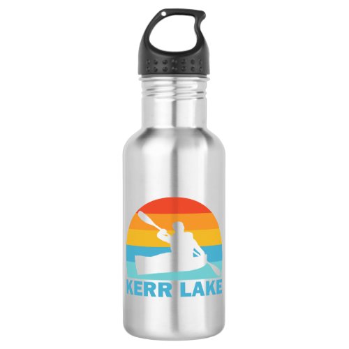 Kerr Lake Virginia North Carolina Kayak Stainless Steel Water Bottle