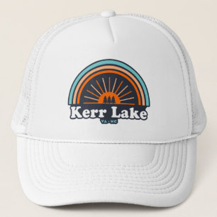 Kerr Lake Virginia North Carolina Rainbow Trucker Hat