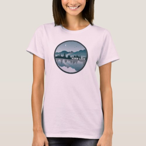 Kerr Lake Virginia North Carolina Reflection T_Shirt
