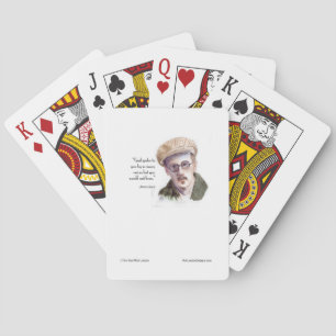Kerr/London James Joyce & "God Spoke" Quote Poker Cards