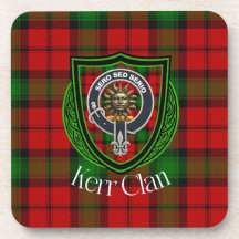 Kerr Scottish Clan Tartan & Crest