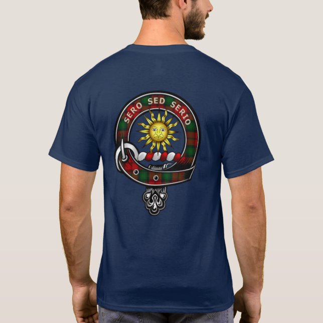 Kerr Tartan Clan Badge T-Shirt (Back)
