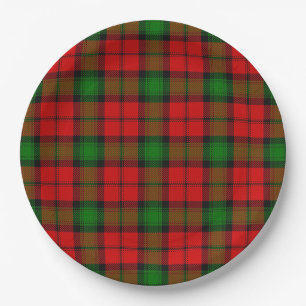 Kerr Tartan Paper Plates