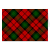 Kerr tartan red green plaid (Front Horizontal)