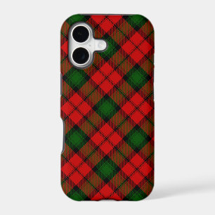 Kerr tartan red green plaid iPhone 17 case