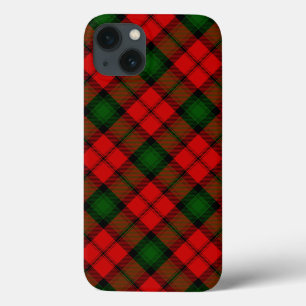Kerr tartan red green plaid iPhone 13 case