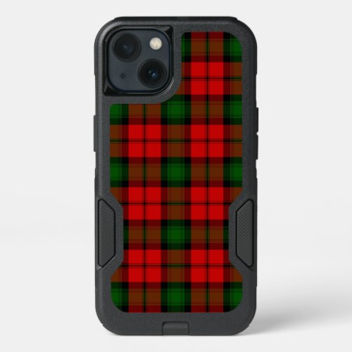 Kerr tartan red green plaid iPhone 13 case