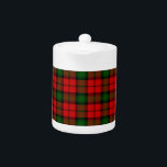 Kerr Teapot<br><div class="desc">Kerr clan tartan plaid</div>