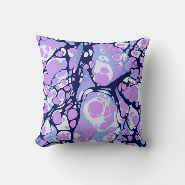 Kerra - liquify, modern design throw pillow (Front)